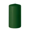 BOUGIE CYLINDRE SÉCURITÉ 15H 70X50MM VERT SAPIN