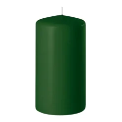 BOUGIE CYLINDRE SÉCURITÉ 15H 70X50MM VERT SAPIN