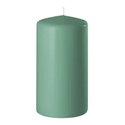BOUGIE CYLINDRE SÉCURITÉ 15H 70X50MM VERT TROPICAL