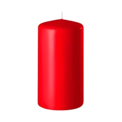 BOUGIE CYLINDRE SÉCURITÉ 36H 100X60 ROUGE