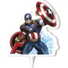 BOUGIE 2D CAPTAIN AMERICA 7.5CM
