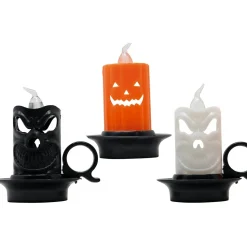 BOUGIE LED HALLOWEEN 7X8CM
