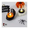 BOUGIE LED MAIN SQUELETTE HALLOWEEN 5.5X5X6CM
