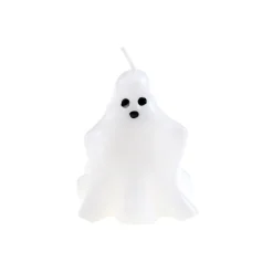BOUGIE PARAFFINE FANTÔME ERRANT 7.5X8.5CM BLANC