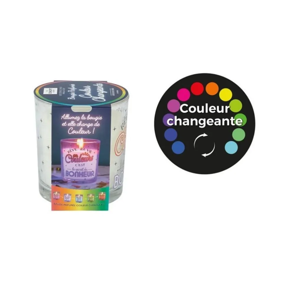 BOUGIE PARFUMÉE CERISIER LED COULEUR CHANGEANTE
