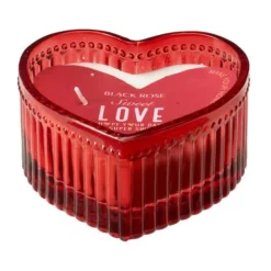 BOUGIE PARFUMÉE CUR AMOUR VERRE 6H 9X4CM