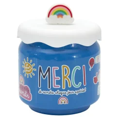 BOUGIE PARFUMÉE FLEUR COTON ARC-EN-CIEL 28H 8.5CM