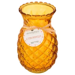 BOUGIE PARFUMÉE VERRE FRUIT CITRONNELLE 600G 80H