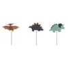 3 BOUGIES ANNIVERSAIRE DINOSAURE JURASSIQUE 3CM