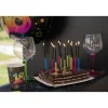 12 BOUGIES BICOLORE ANNIVERSAIRE MULTI 12.5CM
