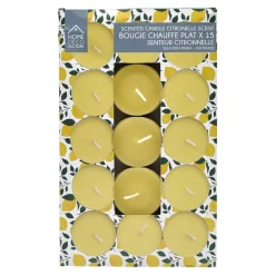 15 BOUGIES CHAUFFE-PLAT CITRONNELLE