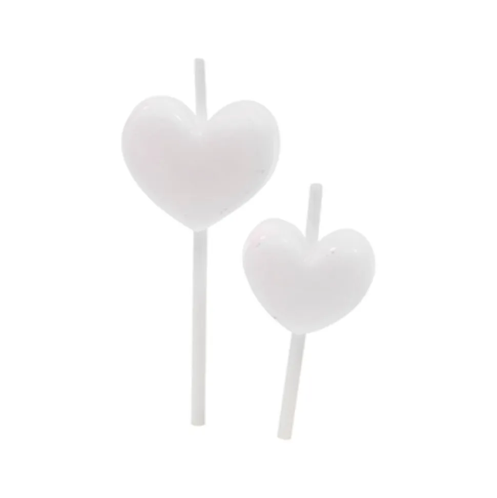 6 BOUGIES CUR SUR PIQUE BLANC