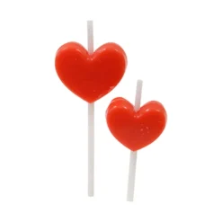 6 BOUGIES CUR SUR PIQUE ROUGE