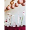 10 BOUGIES FLAMBEAUX CONIQUE 5H 24CM NUDE