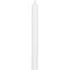 4 BOUGIES FLAMBEAUX RUSTIQUE 25CM 10H BLANC