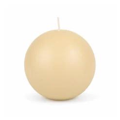 BOUGIE SPHÈRE SÉCURITÉ 10H 60MM CRÈME