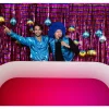 BOULE DISCO FACETTES ARC-EN-CIEL 20CM