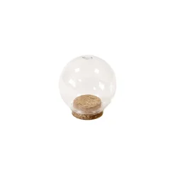 BOULE VERRE OUVERTURE 28MM SUPPORT LIÈGE 5.5CM