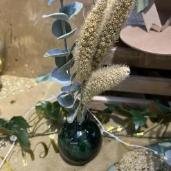 BOUQUET ARTIFICIEL EUCALYPTUS BAIES 6 TIGES 40CM