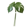 BOUQUET 3 FEUILLES MONSTERA ARTIFICIEL 26CM VERT