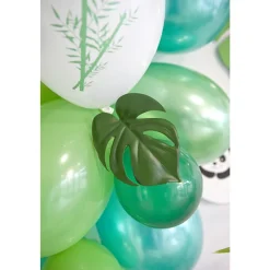 BOUQUET 3 FEUILLES MONSTERA ARTIFICIEL 26CM VERT