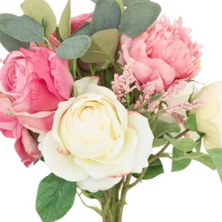 BOUQUET FLEURS ARTIFICIELLES 50X30CM MULTICOLORE