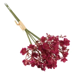 BOUQUET 6 GYPSOPHILE ARTIFICIEL 24CM FRAMBOISE