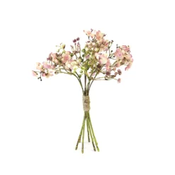 BOUQUET GYPSOPHILE ARTIFICIELLE LIEN 30CM ROSE