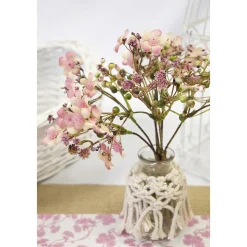 BOUQUET GYPSOPHILE ARTIFICIELLE LIEN 30CM ROSE