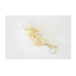 BOUQUET GYPSOPHILE LAGURUS SÉCHÉ 12CM ROSE