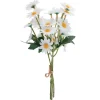 BOUQUET MARGUERITE ARTIFICIELLE 26CM BLANC