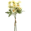 BOUQUET MARGUERITE ARTIFICIELLE 26CM JAUNE
