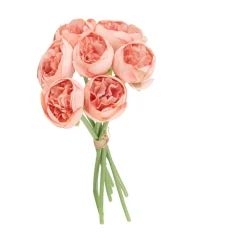 BOUQUET 7 RENONCULES ARTIFICIELLES 25CM BLUSH
