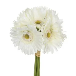 BOUQUET 7 TIGES FLEURS GERBERA 26CM