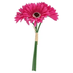 BOUQUET 3 TIGES GERMINI ARTIFICIEL 25CM FRAMBOISE