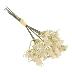 BOUQUET 6 TIGES GYPSOPHILE ARTIFICIEL 24CM BLANC