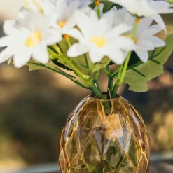 BOUQUET 11 TIGES MARGUERITE ARTIFICIELLE 28CM