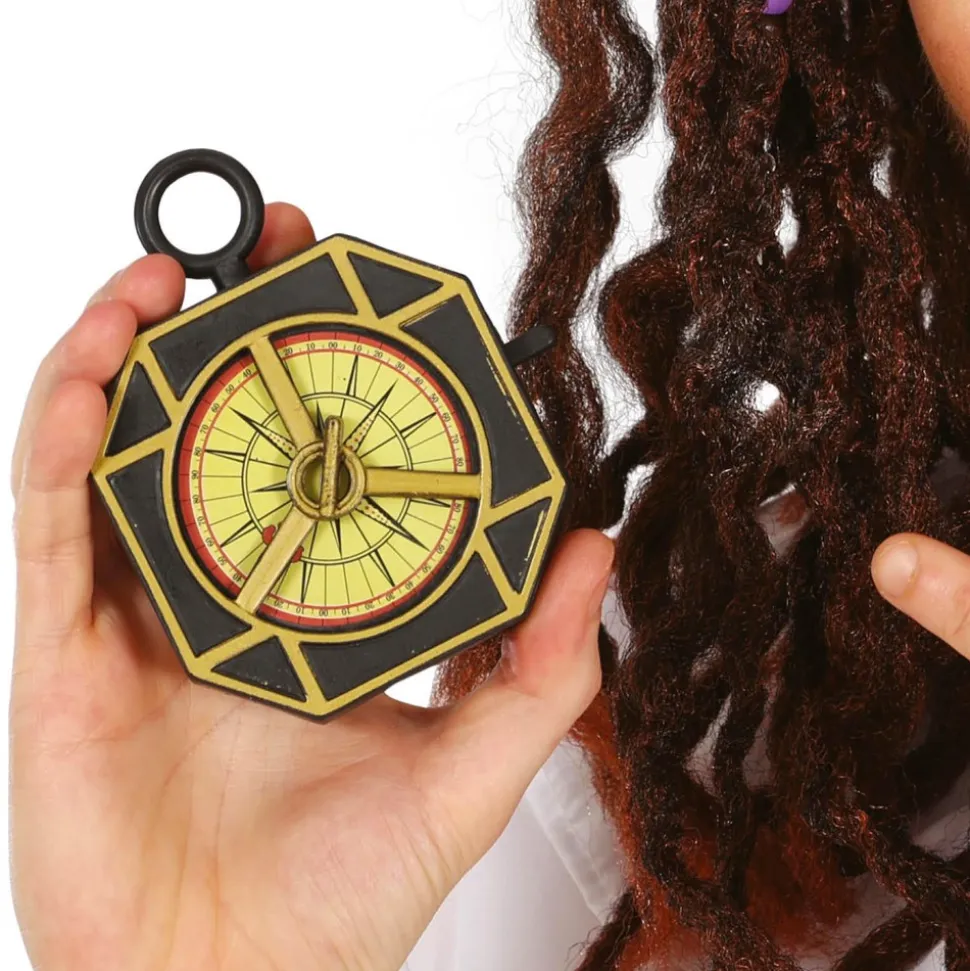 BOUSSOLE MARINE VINTAGE PIRATE EXPLORATEUR 10CM
