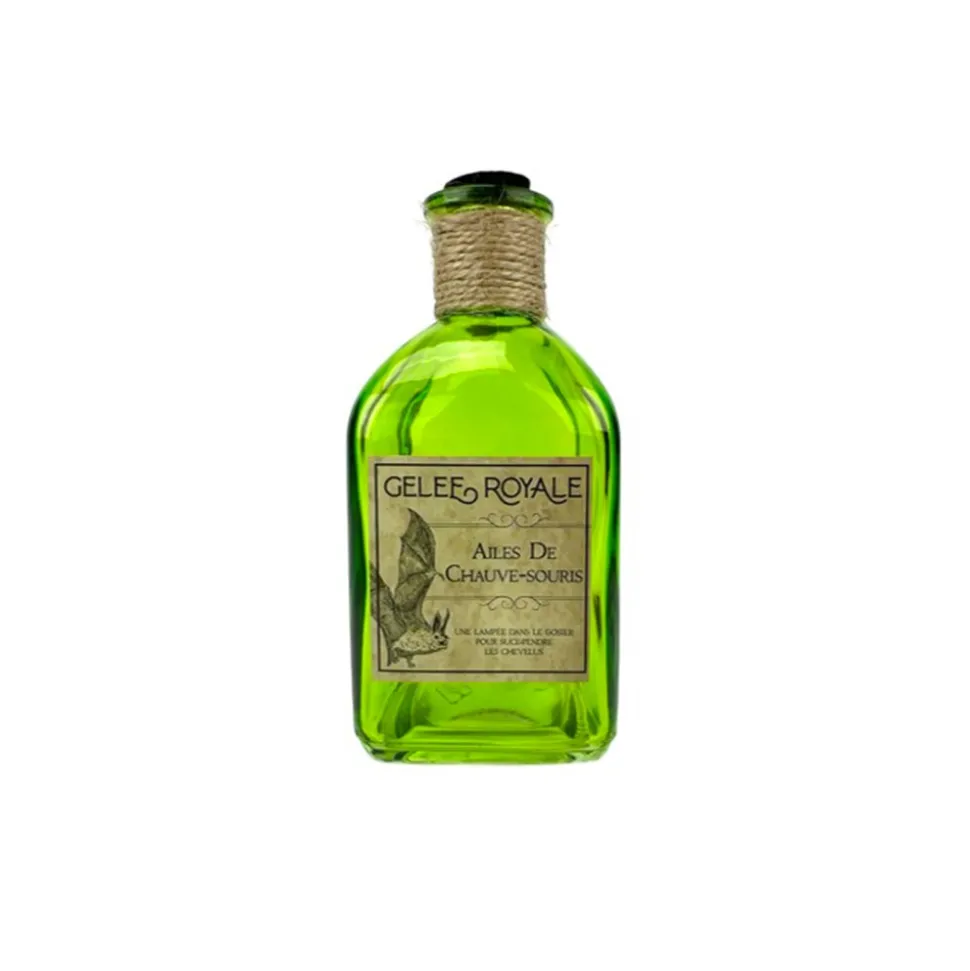 BOUTEILLE FIOLE VERRE POTION SORCIÈRE 13.3X6.5CM