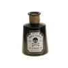 BOUTEILLE POISON HALLOWEEN VERRE 11.8X18CM NOIR