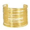 BRACELET MANCHETTE OR ÉGYPTE NÉFERTITI FEMME