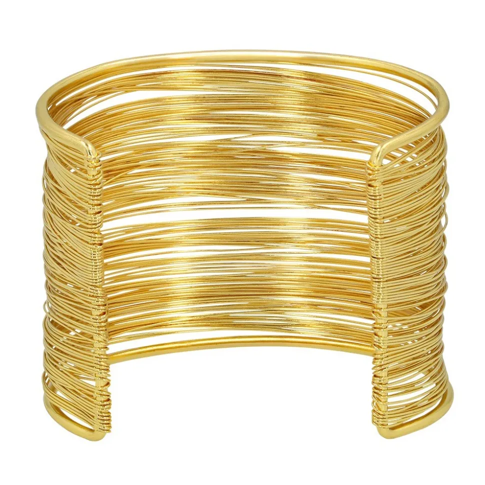 BRACELET MANCHETTE OR ÉGYPTE NÉFERTITI FEMME