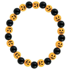 3 BRACELETS FANTAISIE HALLOWEEN PVC MULTICOLORE