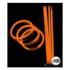 100 BRACELETS LUMINEUX ORANGES