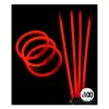 100 BRACELETS LUMINEUX ROUGES