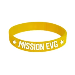 5 BRACELETS POLYESTER JAUNE ÉQUIPE MARIÉ EVG