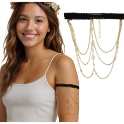 BRACELET TOUR BRAS PIERRES ARGENT ADULTE