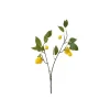 BRANCHE 6 FRUITS CITRON ARTIFICIEL 79CM JAUNE