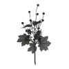 BRANCHE MYSTIQUE DÉCO ARAIGNÉES 30CM PAILLETÉ NOIR