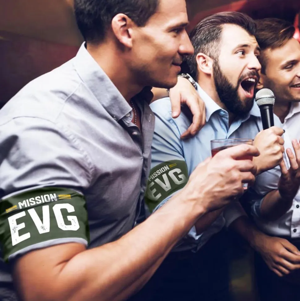 BRASSARD ÉLASTIQUE EVG 9CM VERT